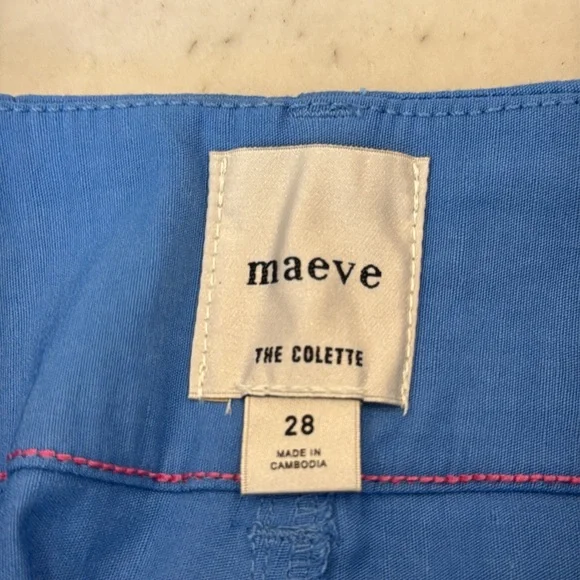 Anthropologie Maeve Colette Cropped Women’s Size 28 Wide Leg Crop Pants NWT - Picture 9 of 10